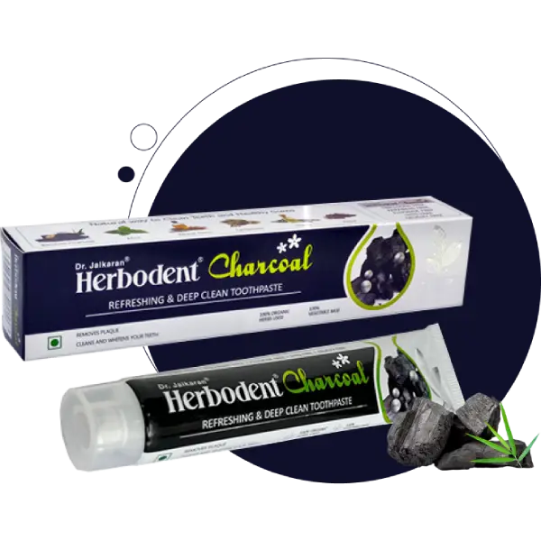 Dr Jaikaran Herbodent Charcoal Toothpaste